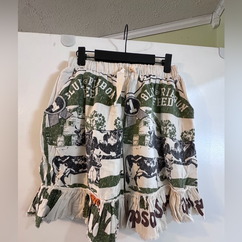Jaded Gypsy Cotton ‘Seasons Best” Feed Sack Shorts